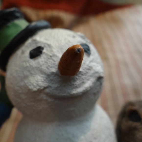 Cairn Christmas 1998 Figurine Double Signed Snowman Santa - Picture 7 of 7